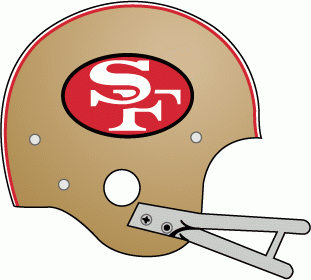 San Francisco 49ers 1964-1988 Helmet Logo DIY iron on transfer (heat transfer)
